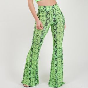 Pretty Neon Green Pants